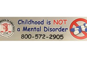 CCHR Bump Sticker